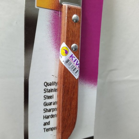 71z3n6GJsaL._AC_UF350,  Lot of 10 KIWI Utility Knife 501 Stainless Steel Wood Handle - Made in Thailand